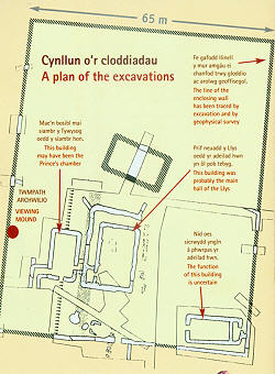 Plan of Llys Rhosyr